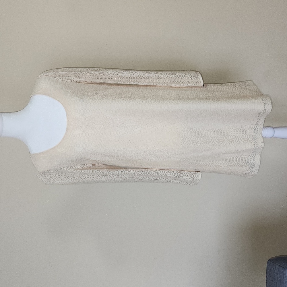 Love 21 Cream Lace Dress in Size Small